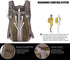 Waterproof Camo Hunting Backpack with Rain Cover and Bow/Rifle Holder for Camping, Hiking