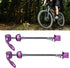 ZTTO 2pcs Quick Release Skewers, Road Mountain Bike Front Rear Skewer Accessory