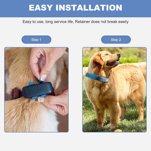 SGEOYPIL Pack 6 GPS Tracker for Dogs Rubber Clip Compatible with Tractive GPS Pet Location Tracker Replacement