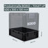 15.7" 11.8" 4.7", set 15" BOXIO - TOILET UP: Camping toilet seat riser for split toilets, x x with hemp litter, shake