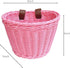 Girls Bike Decorations Accessories Kit, Kids Bike Basket Hand Woven Bicycle Basket, Child Bike Wheel Spoke Beads, Bike