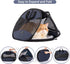 A4Pet Cat Travel Carrier - Collapsible Airline Approved Bag with Zipper Lock and Removable Washable Mat for Indoor &