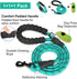 Dynmeow Reflective Dog Collar and Leash Set, Adjustable Pet Collar with Soft Neoprene Padding, 6FT Strong Climbing Rope