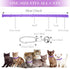 4 Pieces Adjustable Cat Calming Collars with 4 Bells, Reducing Anxiety for Small, Medium, and Large Cats (15 Inches)