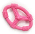 Nylabone Spin Tug & Play Pink Puppy Chew Toy for Teething, Peanut Butter Flavor, Medium/Wolf (1 Count)