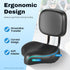 Bicycle Saddle, Wide Comfort Electric Tricycle Bike Bicycle Saddle Seat Pad with Back Rest,Adjustable Height,High