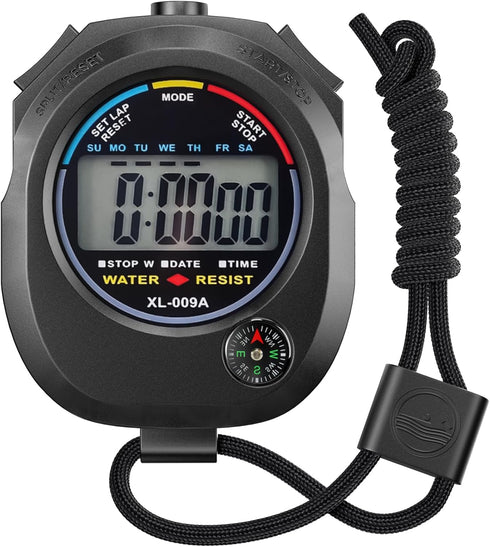 KingL Digital Stopwatch Timer, Interval Timer with Large Display