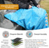Outdoor Waterproof Camping Blanket, Hooded Fleece Windproof Blanket for Cold Weather Events