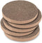 Best Pet Supplies Scratch and Spin Cat Scratcher Replacement Pads - 5 Count, Natural Recycled Cardboard