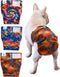 CuteBone Washable Dog Diapers Female No Tail Hole 3 Pack Reusable Doggie