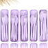 ZQtyf Travel Utensils Set - Reusable 5 Sets Wheat Straw Plastic Cutlery with