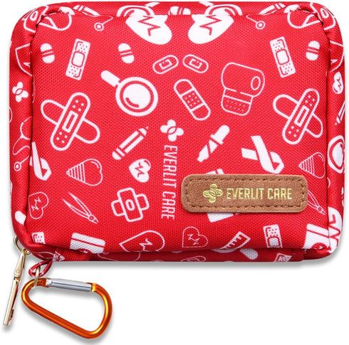 EVERLIT CARE EVERLIT Mini Rescue Pack | 105 Medical Essentials Organized in Portable Storage