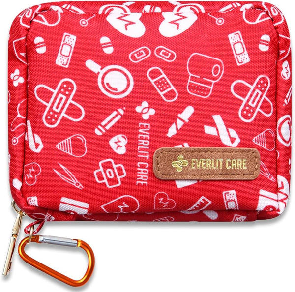 EVERLIT CARE EVERLIT Mini Rescue Pack | 105 Medical Essentials Organized in Portable Storage