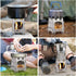 Lixada Portable Wood Burning Camping Stove - Lightweight Folding Titanium Alcohol Stove for Outdoor Camping, Hiking,