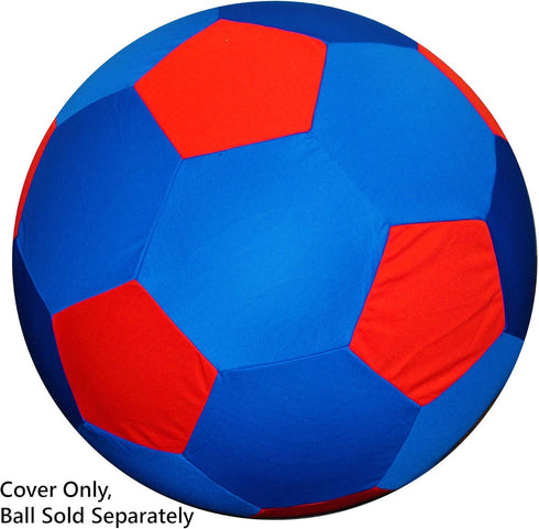 Cover,30-Inch Horsemen's Pride Mega Soccer Ball Blue