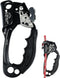 Hand Ascender Climbing Gear, High Strength Aluminum Alloy with Ergonomic Rubber Handle for Rock Climbing