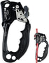 Hand Ascender Climbing Gear, High Strength Aluminum Alloy with Ergonomic Rubber Handle for Rock Climbing