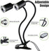 TFNN 2 Bulbs 25W+50W Reptile Heat Lamp, Double-Head Heat Lamp with Clamp, UVA UVB Reptile Light with Intelligent Cycle
