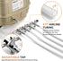 INCLY 7W Aquarium Air Pump - 245 Gallon with 4 Adjustable Filter Outlet for Fish Tank