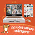 Cat Scratcher Laptop with 'Mouse' Jingle Ball, 3-in-1 Cardboard Interactive Toy, Kitten Toy & Scratching Pad