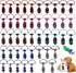 90 Pack Pet Bow Ties and Collar Bows, Adjustable Dog Cat Bowties and Bowknots, Cute Fashionable Design for Small and
