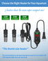 AquaMiracle 20W Adjustable Submersible Aquarium Heater with Digital Display Thermostat for 2-4 Gallon Tanks