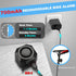 WSDCAM Rechargeable Electric Bike Horn Alarm, 110dB Loud Waterproof Bicycle Horn with Vibration Alarm