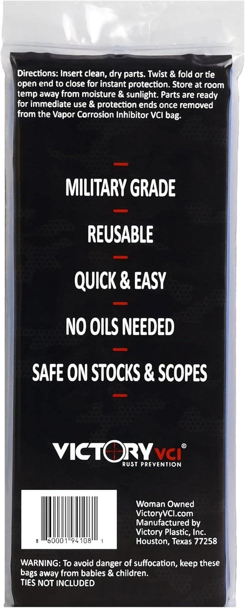 Long Gun Storage Bags 12 x 48 - 3 Pack, USA