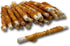 (50 Pack), Top Dog Chews - All Natural Chicken Wrapped Rawhide Dog Twists Natural Chew Sticks for Healthy Teeth
