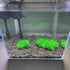 Smoothedo-Pets Aquarium Plant Decoration, 20 Pieces Small/1" Tall Plastic Artificial Plant Goldfish Hidden Mini Grass