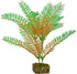 GloFish Plant Aquarium Décor, Medium Green and Orange, Fluorescent Under Blue LED Light