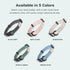 FuzzYard Life Stylish Dog Collars | Size M | Premium Cotton Design in Myrtle Green for Everyday Wear