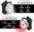 OPTIKS 210 Bike Lights - Front and Back USB Rechargeable LED for Skateboard and Bicycles