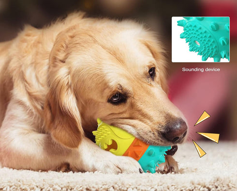 Carllg Durable Dog Toys for Aggressive Chewers, Treat Dispensing Puzzle Balls for Medium and Large Breed Puppies