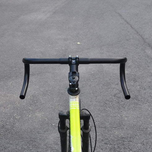 UPANBIKE Aluminum Alloy Bike Handlebar Drop Bar Bent Handlebar, 25.4mm 31.8mm for Fixed Gear Road BMX