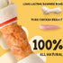 6.5" Breeds4 ASMPET Dog Treats Chews, Chicken Wrapped Rawhide Knotted Bones Dental Care Chews for Small Medium Large