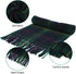 E-Clover Christmas Dog Bandanas Matching Owner Green Blue Buffalo Scarf Plaid Dog Bandana Bibs with Tartan Scarves