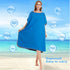 HI SUYI Swimming Quick Dry Surf Poncho Changing Towel Robe Hoodie for Adults Men Women,Microfiber Beach Wetsuit Tops