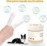 Pet Dental Cleaning Wipes for Dogs & Cats, Disposable Finger Toothbrush for Plaque & Tartar Removal, Oral Care, 50 Count