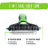 Mighty Paw Dog Grooming Brush - 2-In-1 Dual Sided Comb with Round Tip for Maximum Coat Penetration