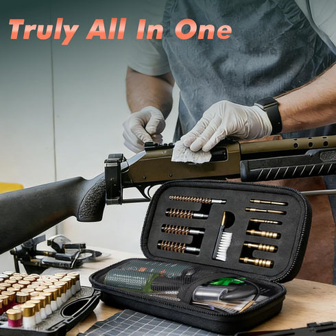 2 oz. 1 oz. .22,.357,.38,9mm,.45 Keze Gun Oil CLP Gun Cleaner Lubricant Universal Handgun Cleaning Kit - Fine Mist Pump