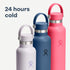 24 Oz Hydro Flask Water Bottle - Insulated Stainless Steel - Non Spill, Leakproof in Oat Tan