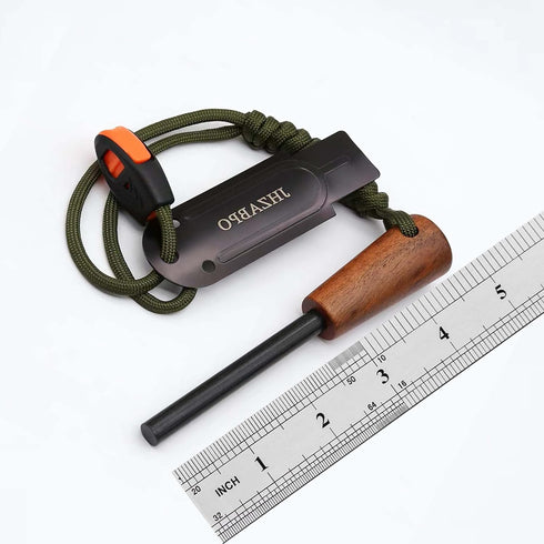 Fire Starter for Campfires, Flint and Steel Kit, Ferro Rod Survival Kit with Fast Fire Stick