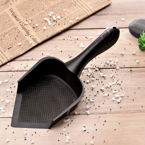 Cat Scooper Fine Sand Sifter Kitty Litter Scoop with Pointed End for Pet Reptile Terrarium