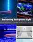 Pawfly 4.2 W Aquarium LED Light, 15.2 Inch Underwater Fish Tank Light with Timer and 8 Lighting Modes
