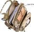 Backpack, Backpack Qcute Tactical Waterproof Military Cross-body Molle Sling Shoulder Chest Bag for Outdoor Every Day