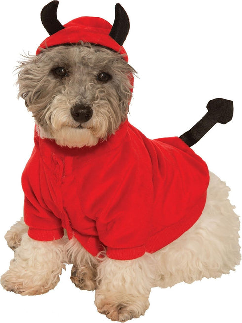 Forum Novelties 80441 Devil Hoodie Pet Costume, Small, Multicolor