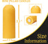 16 Packs Candles,8 Natural Beeswax Pillar Hour Long Burn Time Emergency Candles - Unscented,Smokeless and Dripless