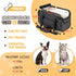 10-18lbs (Width9in) YUDODO Large Console Dog Car Seat Fits Truck & SUV, Luxury Puppy Cat Travel Portable Booster Seat