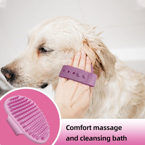 Shedding,9 Dog Brush for PCS in One Pet Slicker Hair Brush Kit with Pet Nail Clipper and File - Dog Cat Grooming